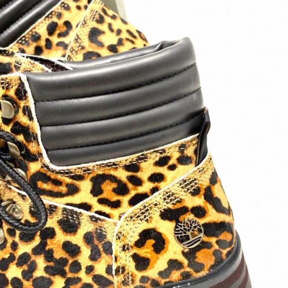 Timberland WOMEN Size TB 0A2GCR V24 LONDON SQUARE MID Boots Leather Brown HIKER - Picture 9 of 11